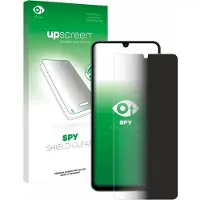 Upscreen - privacy screenprotector voor Samsung Galaxy F07 - Folie Beschermfolie Blauwlichtfilter