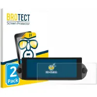 BROTECT - Screenprotector voor Essgoo Android Autoradio 6.86" Beetle 2001-2010 - Folie Beschermfolie transparant 2 Stuks