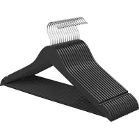 Songmics - Kledinghangers - Houten Kledinghangers - 20 Stuks - Ruimtebesparend - 360° Draaibare Haak