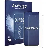 Savvies - Screenprotector voor Vivo iQOO Z11 - Folie Beschermfolie transparant 18 Stuks