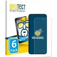 BROTECT - Screenprotector voor Vivo iQOO Z11 - Folie Beschermfolie transparant 6 Stuks