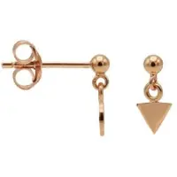 Karma Oorbellen Hanging Triangle | Rosé