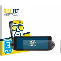 BROTECT Screenprotector 3 Stuks voor Essgoo Android Autoradio 6.86" Beetle 2001-2010 Beschermglas transparant