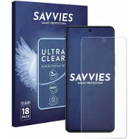 Savvies - Screenprotector voor Vivo V60 Lite 5G - Folie Beschermfolie transparant 18 Stuks