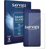 Savvies 3 Stuks Screenprotector - geschikt voor Vivo V60 Lite 5G - beschermfolie glas transparant
