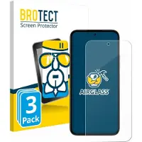 BROTECT Screenprotector 3 Stuks voor Tecno Spark 50 5G Beschermglas transparant