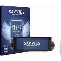 Savvies - Screenprotector voor Essgoo Android Autoradio 6.86" Beetle 2001-2010 - Folie Beschermfolie transparant 18 Stuks
