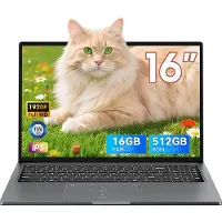 Blackview AceBook 12K1, i5-12450H processor, 16-inch WUXGA-scherm, 16GB RAM, 512GB SSD, Windows 11 Pro, grijs
