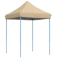 vidaXL Partytent 200 x 200 x 306 cm Beige Oxford Stof