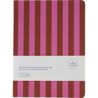 A-Journal Fabrique - Agenda 2026/2027 - 18 maanden - Roze Strepen - A5