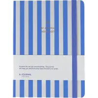 A-Journal My Journal - Schoolagenda 2026-2027 - A5 - Blauw gestreept