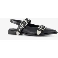 Nova dames slingbacks met gespen zwart maat 36