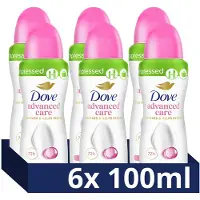 Dove Advanced Care Anti-Transpirant Deodorant Spray - Beauty Finish - bevat Pro-Ceramide technologie die de huid kalmeert en helpt herstellen - 6 x 100 ml