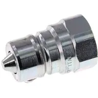 Tameson Stalen DN 20 Hydraulische Koppeling Insteeknippel G 3/4 inch Binnendraad ISO 7241-1 A D 29.1mm