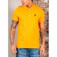 Lyle & Scott Polo Unisex Flag Eagle Bright Orange-M