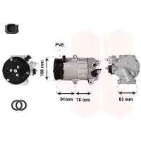 VAN WEZEL 1800K621 Aircopomp