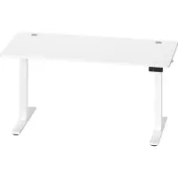 Vasagle - Bureau - Zit Sta Bureau - Elektrisch - 4 Hoogtegeheugen - Voor Home Office 140 x 60 cm