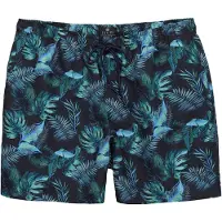 JAY-PI - Heren - zwemshort Buik-Fit beachwear all-over print tot 8XL - Navy blauw - Maat XL