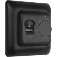 LONGZIMING -Elektronische Thermostaat - Kamerthermostaat - Temperatuurregelaar - Automatische Verwarming - Instelbaar Bereik - Vlamvertragend PC - Nauwkeurig & Betrouwbaar - 1 Stuk