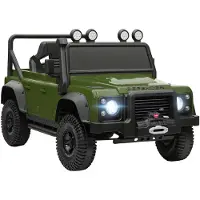 AIYAPLAY Kinderen Rijden op Off-road Speelgoedtruck Kunststof, Staal 115L x 61B x 61H cm Groen