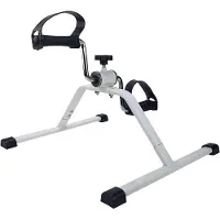 Ren Bureaufiets - Bureaufiets - Stoelfiets Bewegingstrainer - Zwart en Wit - 52cm x 40cm x 40cm