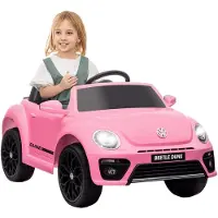 AIYAPLAY Elektrische kinderauto Kunststof, Metaal 97L x 56,5B x 46H cm Roze