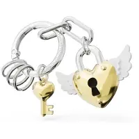 Metalmorphose - sleutelhanger - liefdesslot met een love sleutel