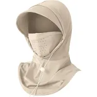 LONGZIMING -Zonnehoed Met Nekbedekking - Zonnekap - Outdoor Hoed - UV-Bescherming - Winddicht Ontwerp - Polyester - Ademend En Sneldrogend - Ideaal Voor Wandelen En Fietsen - 1 Stuk