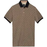 Baileys Blauw poloshirt print grafisch