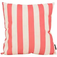 NOVÉE Sunset stripe red outdoor kussenhoes | 45x45 cm | katoen/polyester