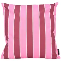 NOVÉE Sunset stripe pink outdoor kussenhoes | 45x45 cm | katoen/polyester