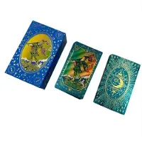 Something Different Blauwe Tarot kaarten in Luxe Doos - Blauw Folie tarotdeck met gids