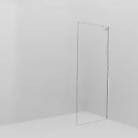 Balmani Modular inloopdouche: 90 x 200 cm, Extra helder glas met coating, Hoogglans chroom profielen met L-Shape