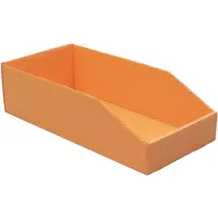 Viso Magazijnbak opvouwbaar - Stapelbare opbergbak 6L - Oranje - 380 mm - Universele opslagbak