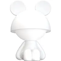 Luxus Tafellamp Nachtlamp Kinderkamer Mouse - Wit - Nachtlampje baby - Voor kinderen - Slaapkamer - 7 kleuren licht - RGB - Bluetooth speaker - Draadloos - Oplaadbaar