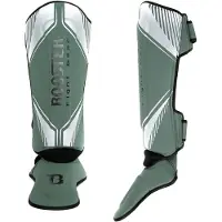 Booster Kickboks Scheenbeschermers Bangkok - Groen/Zilver Maat M