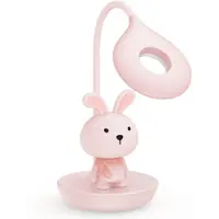 Luxus Europe Tafellamp Nachtlamp Kinderkamer Bunny Mini - Roze - Nachtlampje baby - Voor kinderen - Slaapkamer - Draadloos - Oplaadbaar