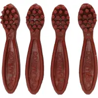 Flamingo VEGGIE TANDENBORSTEL MET AARDBEI 12,5CM 4ST 160GR