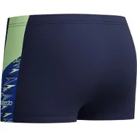 Speedo Dive Aquashort EnduraFlex zwemboxer - donkerblauw/limegroen Sportzwemboxer Jongens Nylon - maat 152