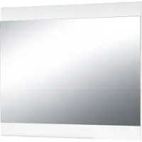 Huisenthuis.nl Spiegel Daisy Wit - MDF - Rechthoek - Breedte 87 cm - Hoogte 76 cm - Diepte 3 cm