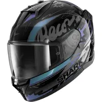 Shark D-Skwal 3 Streetrush, integraalhelm ,Zwart/Grijs/Groen/Lila ,XS