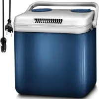 Ren Koelbox Elektrisch 12v 230 Volt - Koelbox - Koelbox Elektrisch - Blauw - 32cm x 44cm x 43cm
