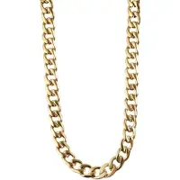 Akzent Unisex ketting Kruis, goudkleurig, duurzaam