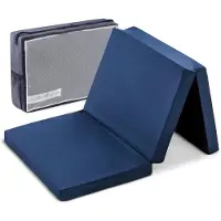 Ren Vouwmatras - Logeerbed - Opvouwbaar Matras - Vouwbed - Logeermatras - Blauw - ‎120cm x 6cm x 60cm