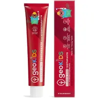 Georganics - Fluoride Free - Toothpaste with Hydroxyapatite - Strawberry - Kids - Natuurlijke tandpasta - Vegan