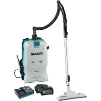 Makita VC011GU201 40 V Max Rugstofzuiger | Schoonmaak | Incl. 2x accu 4.0Ah en snellader - VC011GU201