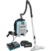 Makita VC008GU201 40 V Max Rugstofzuiger | Schoonmaak | Incl. 2x accu en snellader - VC008GU201