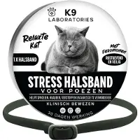 K9 Laboratories Anti Stress halsband - Hond-Zwart