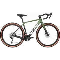 RINOS Sandman 6 - Gravel Fiets - Gravel Bike – carbonframe - GRX600 22 versnellingen - hydraulische schijfremmen - lichtgewicht - allround fiets voor elk terrein - Zwart Groen 50