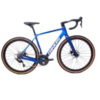 RINOS Sandman 3.0 Carbon - Gravel Fiets - Gravel Bike met SHIMANO 105 ST-R7000 - 22 versnellingen en schijfremmen - lichte fiets voor dames en heren - 700 x 40C - Kameleon Blauw-Paars 56